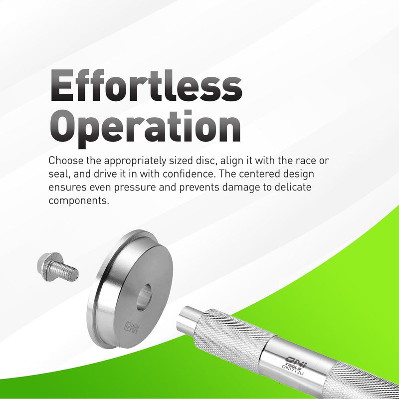 Bearing Race & Seal Driver Set, 10-Piece For Installing Wheel Bearing Races & Seals (1.565–3.180 In, Aluminum Drivers) OTC 4507, 648996, 37119 Alt