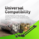 26-Piece Press & Pull Sleeve Kit For Bushings Bearings Seals on Cars LCV HGV (34–72 mm, M10–M16)