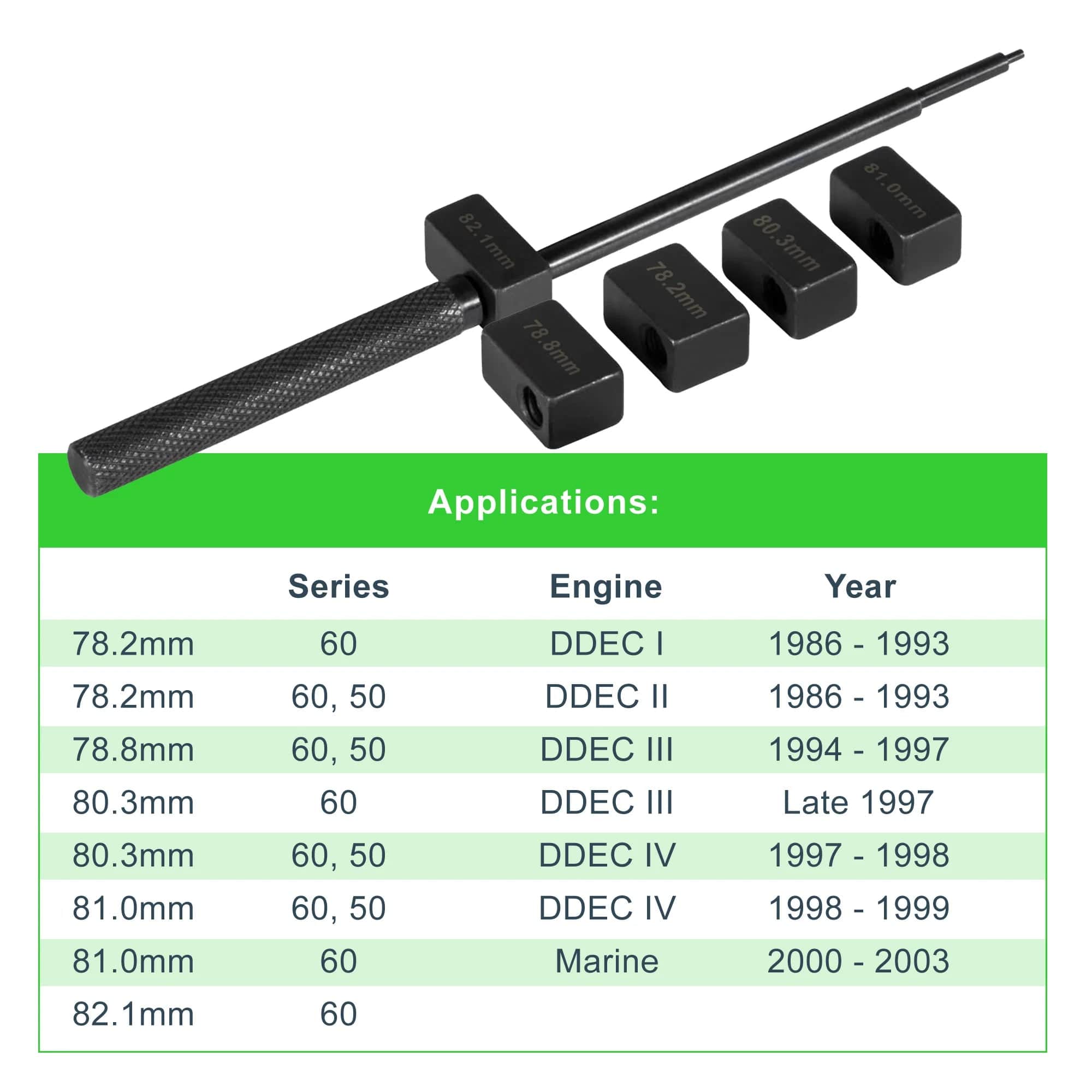 Height Gauge 3350 Injector Kit For Detroit Diesel Engine 50 60 Series