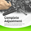 W470589022300, W470589042300, 3163530 Engine Brake Feeler Gauge Set and Jake Brake Lash Adjustment 3-Piece for Detroit DD13 DD15 DD16 Cummins ISX Alt