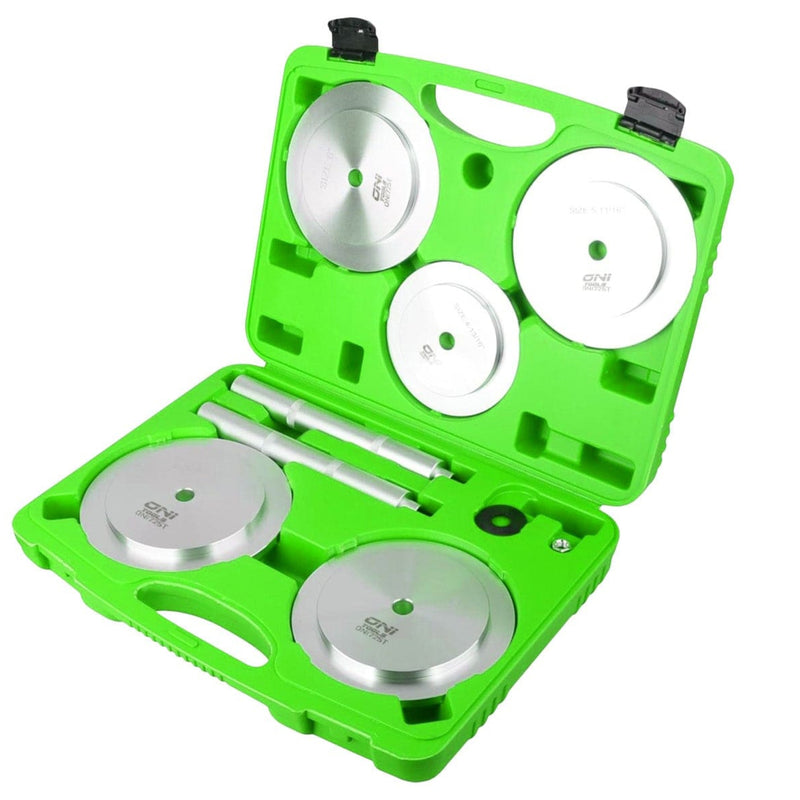 5-Piece Truck Hub Seal Installer Kit for Class 7 & 8 Trucks (1.5”–2.5”) – Heavy-Duty Steel & Blow-Molded Case