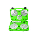 5-Piece Truck Hub Seal Installer Kit for Class 7 & 8 Trucks (1.5”–2.5”) – Heavy-Duty Steel & Blow-Molded Case