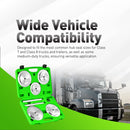 5-Piece Truck Hub Seal Installer Kit for Class 7 & 8 Trucks (1.5”–2.5”) – Heavy-Duty Steel & Blow-Molded Case