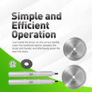 5-Piece Truck Hub Seal Installer Kit for Class 7 & 8 Trucks (1.5”–2.5”) – Heavy-Duty Steel & Blow-Molded Case