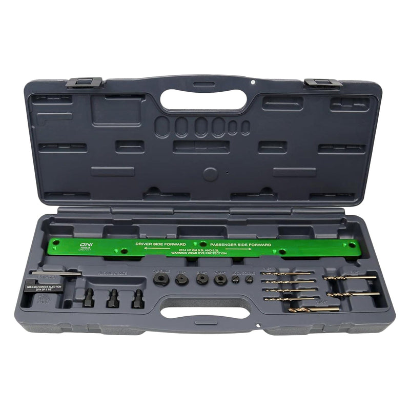 ONI776C 71650 Exhaust Manifold Broken Bolt Drill Template For GM EcoTec 5.3L & 6.2L (Silverado, Sierra, Tahoe, Yukon, Escalade) Alt