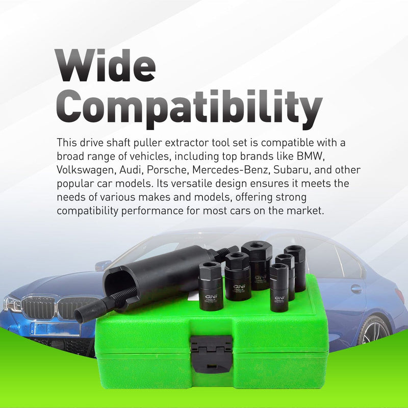 5056 Drive Shaft & CV Axle Puller Kit for BMW E30 E36 E32 E34 E38 E39 X5 VW Audi Porsche Mercedes W203 Subaru Volvo Alt