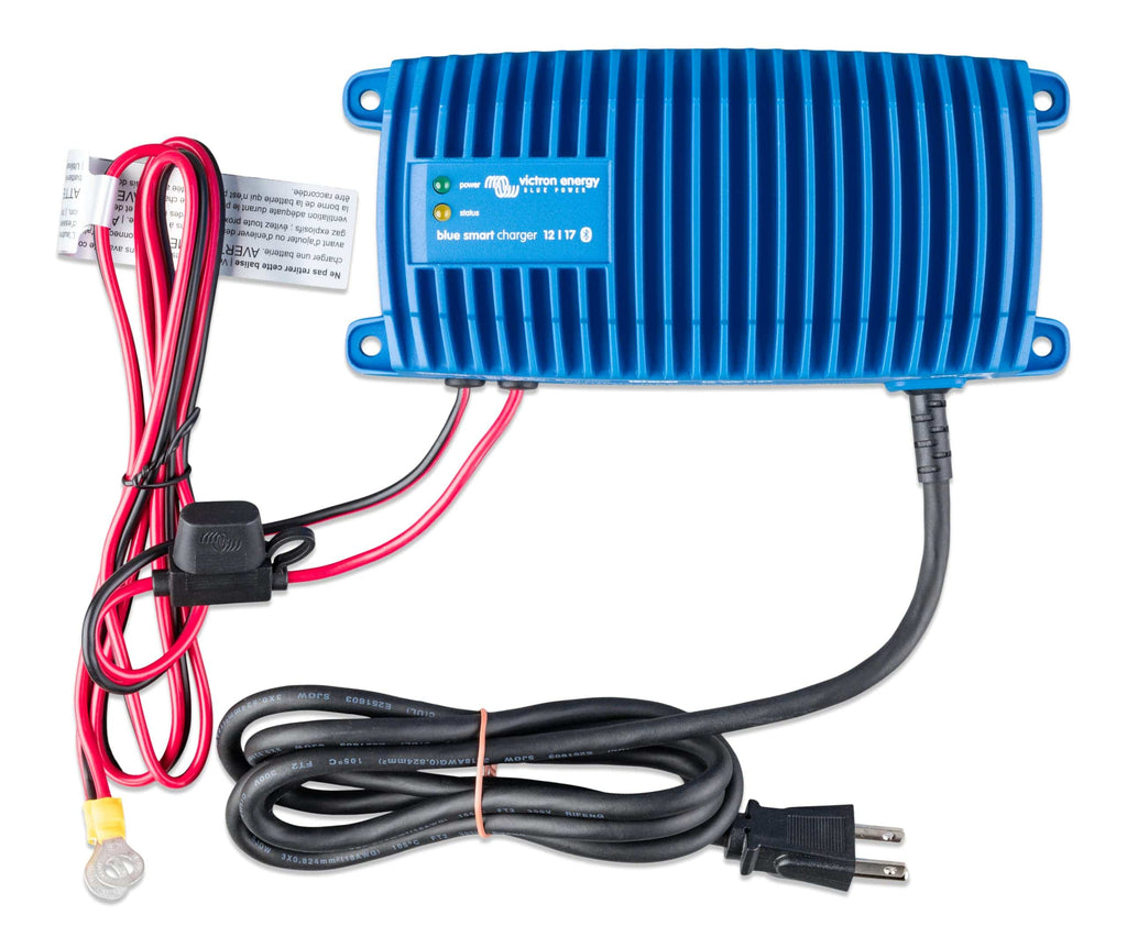 Victron Energy Blue Smart IP67 12-Volt 13 amp 120VAC Battery Charger NEMA 5-15 (Bluetooth)