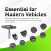 Oil Drain Plug Removal Kit 9pc T-Handle + 8 Adapters for GM Ford VW Audi BMW Mercedes Chrysler Lincoln Alt