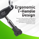 Oil Drain Plug Removal Kit 9pc T-Handle + 8 Adapters for GM Ford VW Audi BMW Mercedes Chrysler Lincoln Alt