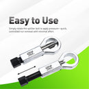 4-Piece Nut Splitter Set 9-27mm Rusted & Seized Nut Removal Kit (9-12 12-16 16-22 22-27mm) Alt