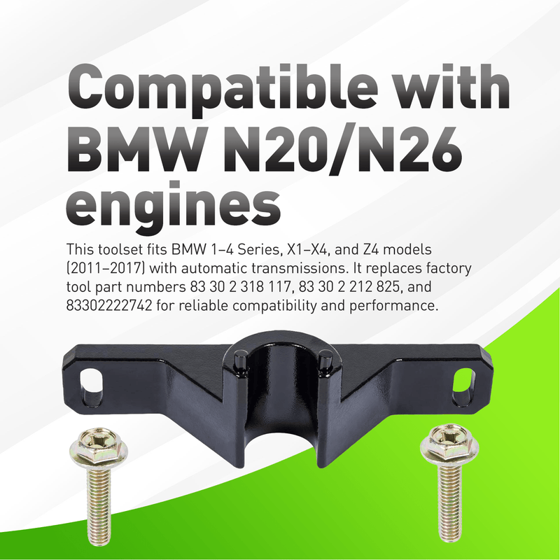 83302318117, 83302212825, 114120 Balance Shaft Adjuster Tool Kit For BMW N20 N26 Engines 228i 320i 328i 428i 528i X1 X3 X4 Z4 Alt