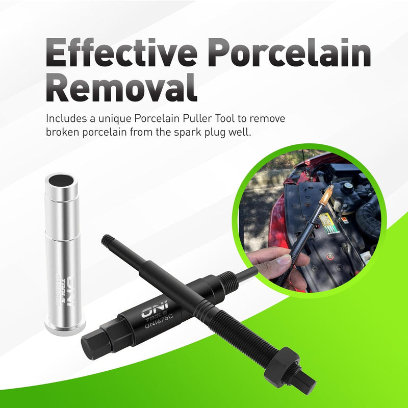 65600 Broken Spark Plug Remover Kit For Ford Triton 3-Valve 5.4L Engines Alt