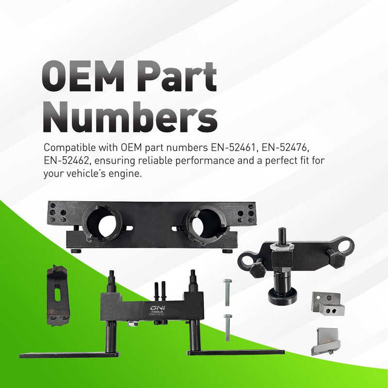 EN-52461, EN-52462-A, EN-52476 Camshaft Alignment & Timing Tool Kit For Cadillac XT4 2.0L LSY Buick Envision 2.0L LSY; Chevrolet Silverado & GMC Sierra 1500 2.7L L3B Alt