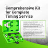 KM-6340, KM-6628, 4161 Alt to Engine Timing Tool Kit For GM 1.4L–1.8L 16V Engines