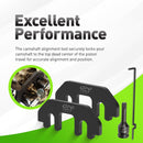 303-1248, 303-1530 Camshaft Holding & Chain Tensioner with Socket Tool Kit for Ford 3.5L 3.7L 4.0L 4V Engines Alt