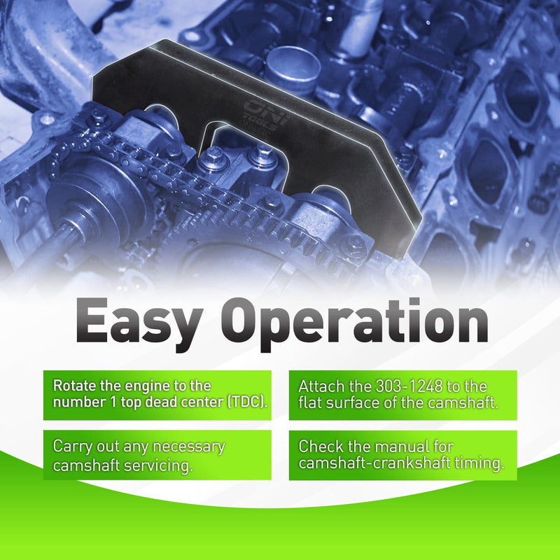 303-1248, 303-1530 Camshaft Holding & Chain Tensioner with Socket Tool Kit for Ford 3.5L 3.7L 4.0L 4V Engines Alt