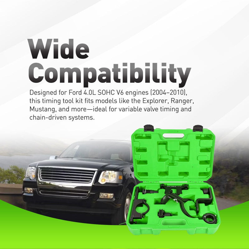 6488 Camshaft Timing Tool Kit For 4.0L SOHC V6 Ford Explorer Ranger Mustang Mercury Mountaineer Mazda B4000 Land Rover LR3 (1997–2011) Alt