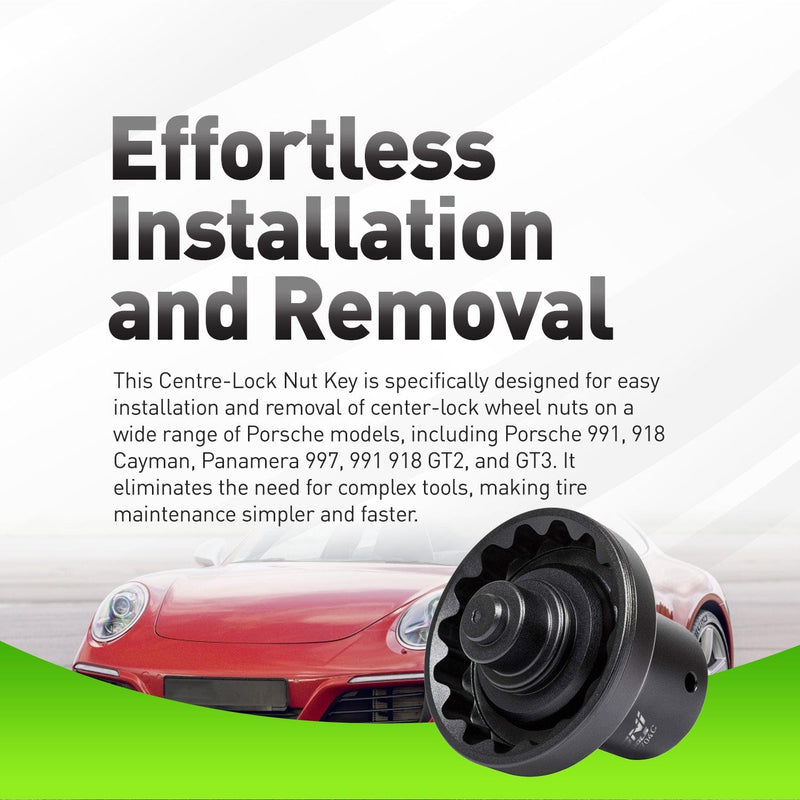 99136106900 Porsche Center Lock Wheel Nut Socket 3/4" Drive For 911 997 991 992 GT3 GT3 RS GT2 RS Turbo Alt