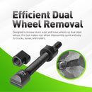 34549 5693 Dual Wheel Separator 4-piece Kit For Dually Trucks Trailers & Buses (1 1/8-11 Forcing Screw, Ball-bearing Pusher) Alt