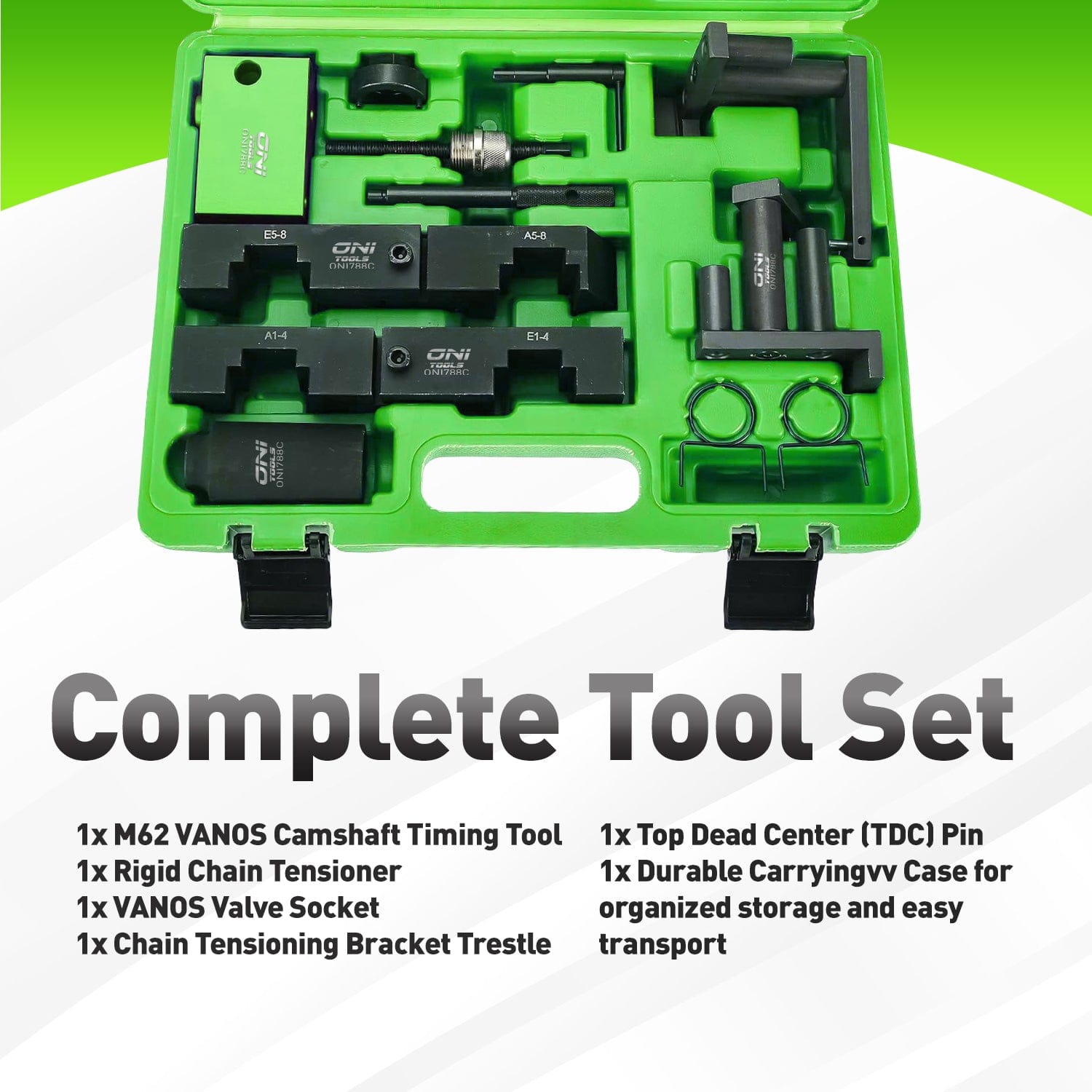 M60 Timing Chain VANOS Camshaft Timing Tool Kit for BMW M60 M62 M62TU Engine Alignment