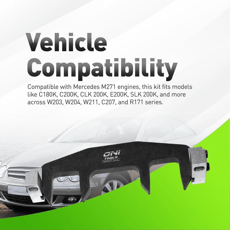 Camshaft & Timing Chain Alignment Kit For Mercedes M271 C230 C250 E250 SLK250 271589001500, 271589003100, 271589006100, 271589014000 Alt