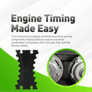 Engine Timing & Camshaft Locking Tool Kit For GM 1.4L 1.6L 1.8L 16V Applications (Astra, Corsa, Cruze, Aveo, Sonic) KM-6340, 6628, 6333, 6625, 6349 Alt