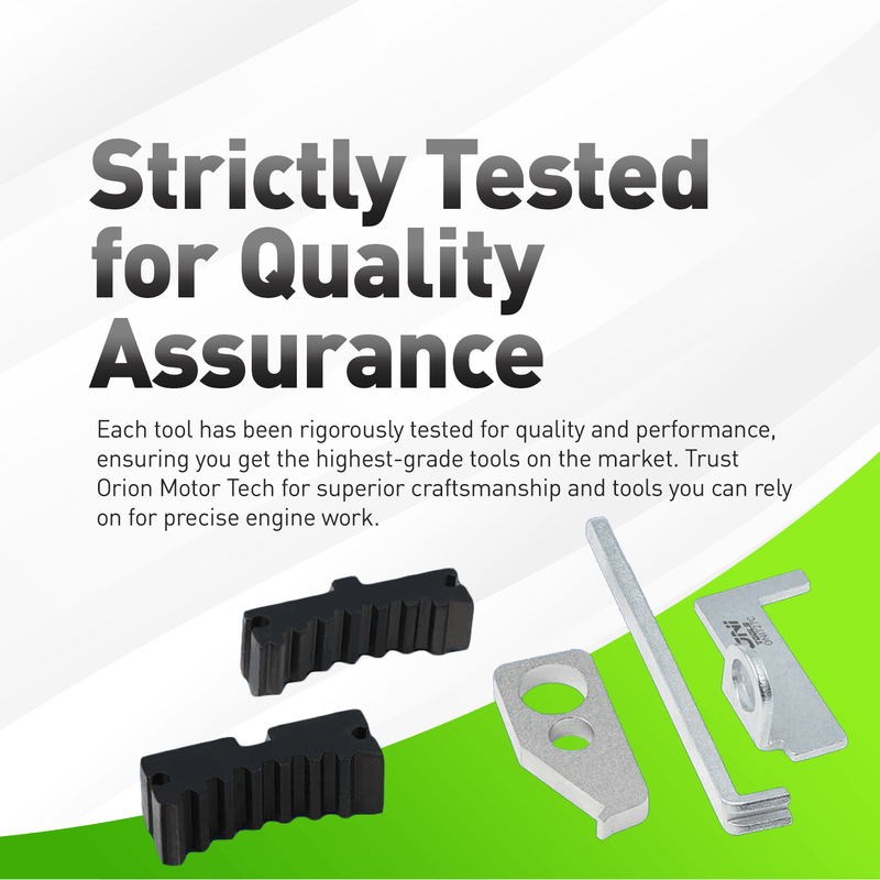 Engine Timing & Camshaft Locking Tool Kit For GM 1.4L 1.6L 1.8L 16V Applications (Astra, Corsa, Cruze, Aveo, Sonic) KM-6340, 6628, 6333, 6625, 6349 Alt
