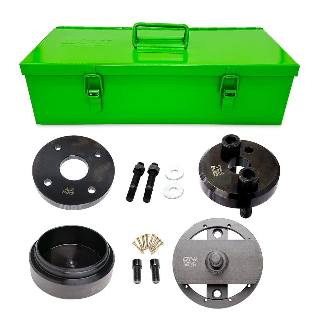 Crankshaft Seal & Wear Sleeve Installer-Remover Tool Set for Cummins 4BT 3.9L, 5.9L, 6.7L 1989–2016 1338, 3824498, 5046, 3824500, 3164660, ST-224C, 2063800090 Alt