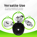 1/2″ Drive 12‑Pin Axle Nut Spanner Socket for Dodge Ram 3500/4500/5500 Alt to OEM 2066600030