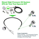 Ford 6.0L-7.3LPowerstroke Diesel High Pressure Oil System IPR Air Test With gauge Tool kit