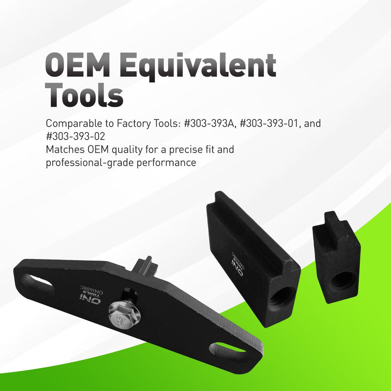 303-393A, 303-393-01, 303-393-02, 21-168 Alt to Flywheel Locking Tool For Ford Escape Fiesta Fusion Transit Connect 1.5L-1.6L