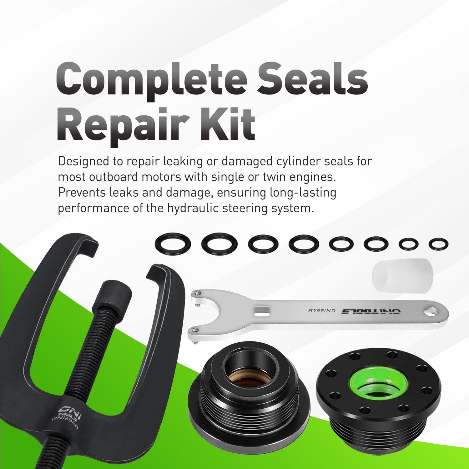 Seal Kit For SeaStar Front Mount Hydraulic Steering Cylinder – HC5345 / HC5358 – VT-MOTOR