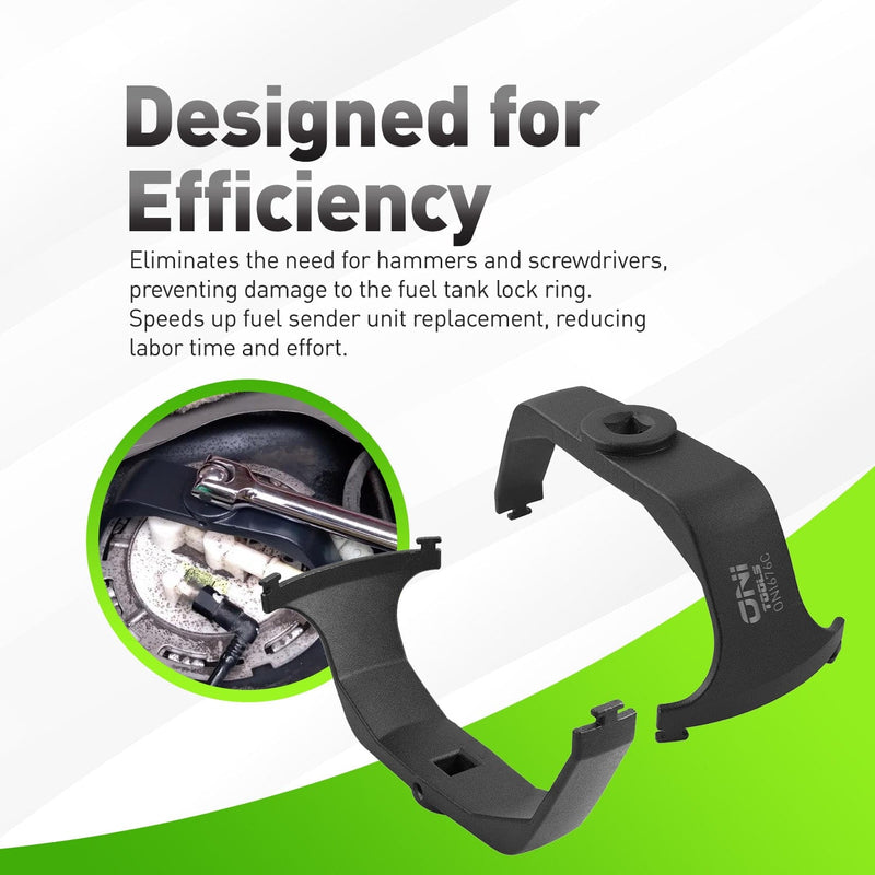 6599, 310-123, J-45722 9340 Universal Fuel Tank Lock Ring Wrench For Ford F-150 Chrysler Dodge Minivans Chevy GM Trucks Alt