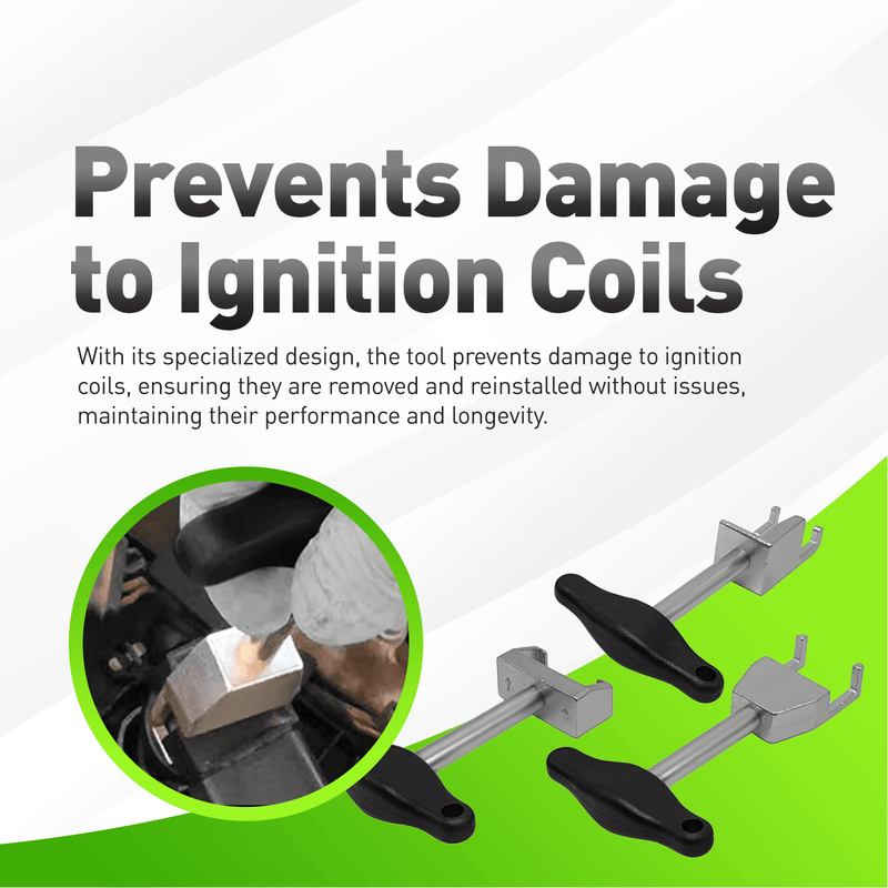 4-PC Ignition Coil Puller Kit For VAG Coil Packs Incl. 2 0L 3 0L DI & VR6 (Blow-Mold Case) T10094A, T10095A, T10166, T40039 Alt