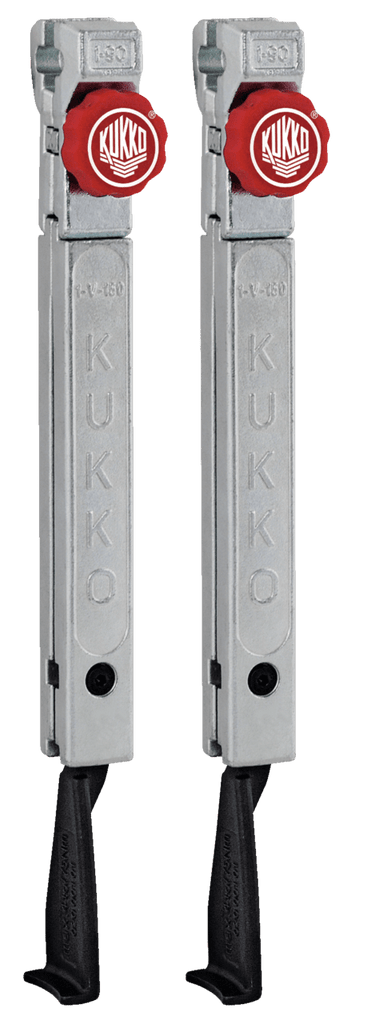 Kukko 1-253-P Universal 2 Narrow, Quick Adjusting Jaws (pair) 9 7/8 inch (250 mm)