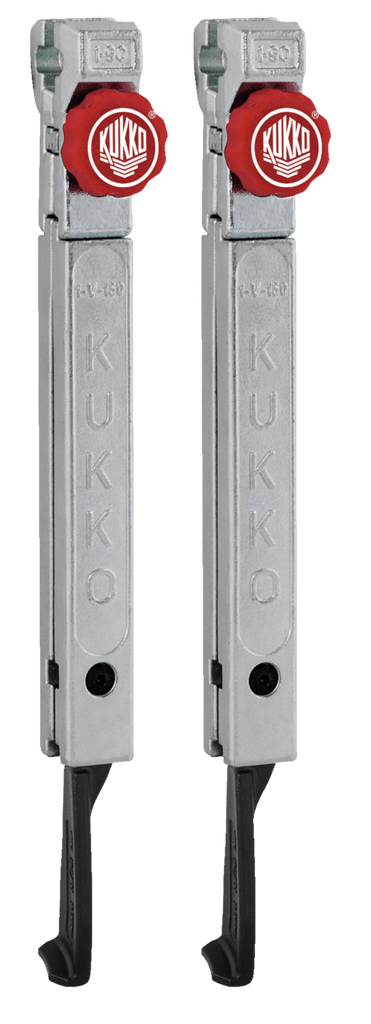 Kukko 1-255-P Universal 2 Extremely Narrow, Quick Adjusting Jaws (pair) 9 7/8 inch (250 mm)