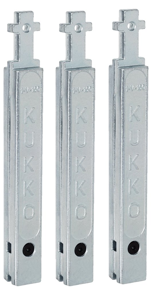 Kukko 1-V-150-S Universal 3 Jaw Extensions (set) 5 7/8 inch (150 mm)