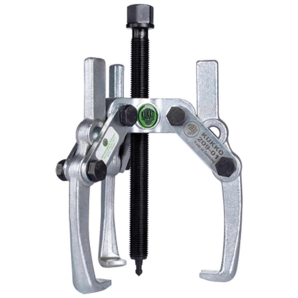 Kukko 209-02 Universal 3-Jaw Puller With Adjustable Reach And Swiveling Jaws 7 78 - 9 116 inch (200 - 230 mm)