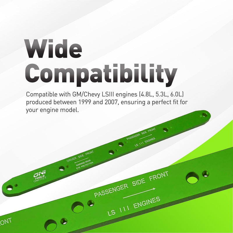 71400 Exhaust Manifold Drill Template Kit For GM LS 4.8L 5.3L 6.0L Alt