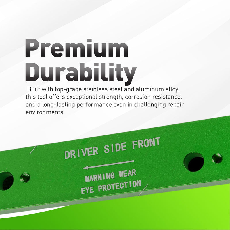 71400 Exhaust Manifold Drill Template Kit For GM LS 4.8L 5.3L 6.0L Alt