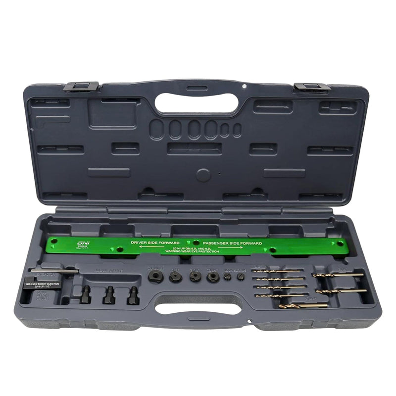 71650 Exhaust Manifold Broken Bolt Drill Template For GM EcoTec 5.3L & 6.2L (Silverado, Sierra, Tahoe, Yukon, Escalade) Alt