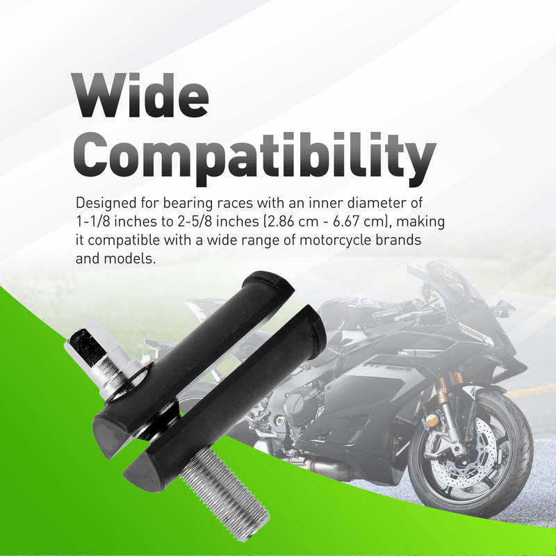 OTC 4796 Steering Neck Bearing Race Remover For Harley Motorcycle Steering Head Races (1-1/8–2-5/8 in I.D.) Alt