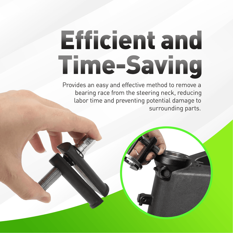 OTC 4796 Steering Neck Bearing Race Remover For Harley Motorcycle Steering Head Races (1-1/8–2-5/8 in I.D.) Alt