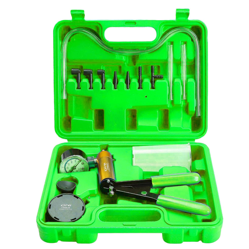 Handheld Vacuum Pump & Brake Bleeder Kit 0-30 inHg Brake & Clutch Bleeding, Vacuum Diagnostics, Fluid Extraction Alt