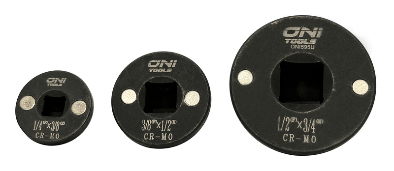 Universal Low Profile Impact Socket Adapter Set (Set of 3 Pcs)