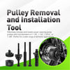 Power Steering Pulley Puller Tool Kit Fits Domestic Cars Trucks Alt