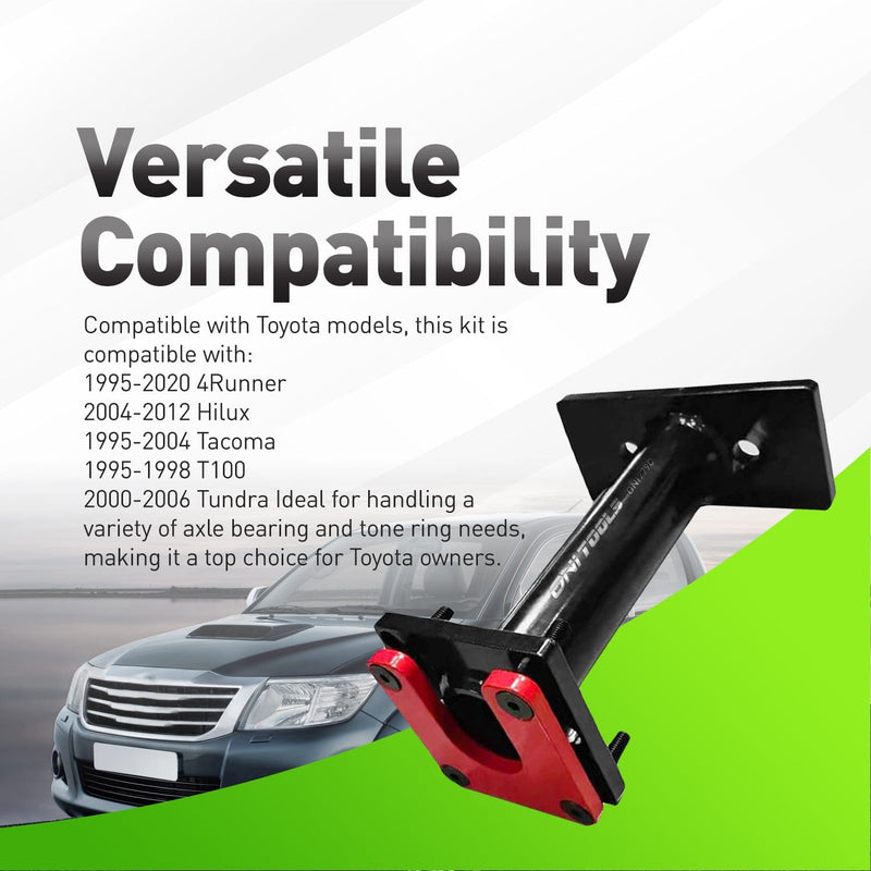 09521-25011 Rear Axle Bearing Puller & ABS Tone Ring Installer For Toyota 4Runner 1995-2020 Tacoma 1995-2004 Tundra 2000-2006 Hilux 2004-2012 T100 1995-1998 Alt