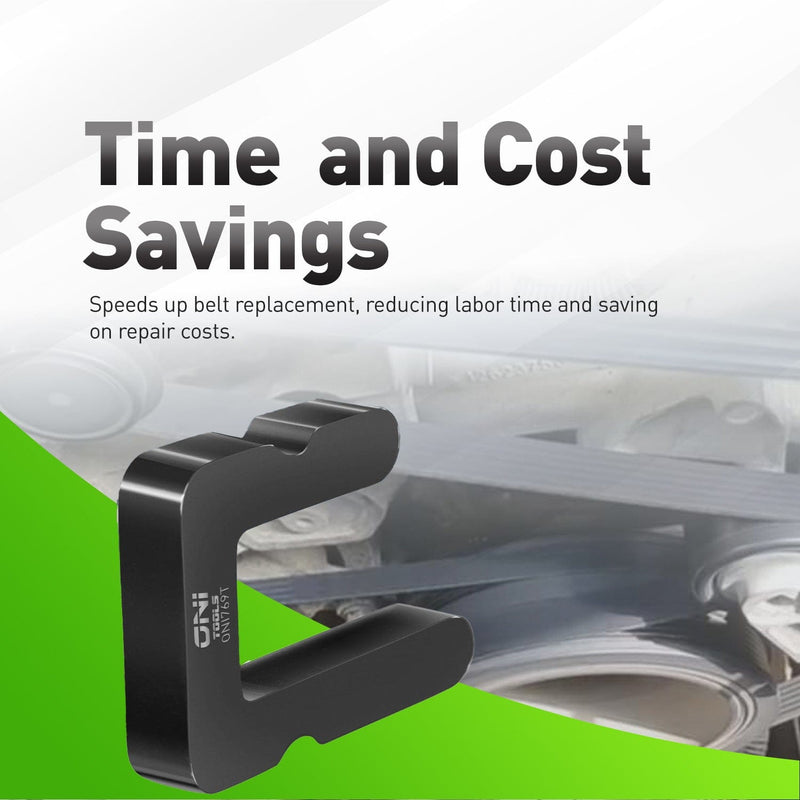 59560 Double-Sided Stretch Belt Installer For GM 5.3L 6.2L 6.6L A/C & Main Pulleys (Silverado Sierra Trucks) Alt