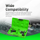 T10050, T10100, T20102, T10060A, T10115 Timing Alignment Tool Kit for VW Audi SEAT Skoda 1.9L–2.0L TDI Alt