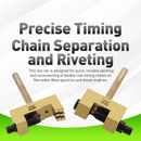 9312A Timing Chain Riveting & Separating Tool Kit For Mercedes Benz Duplex & Double-Row Timing Chains (M271 M272 M273; OM601–OM617) Alt